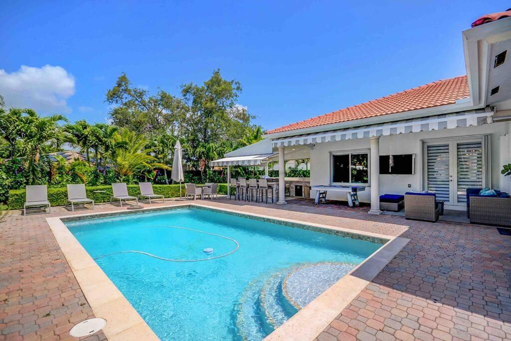 Miami 5Br Villa W Heated Pool, Games & Bbq L01 Cutler Bay Eksteriør billede